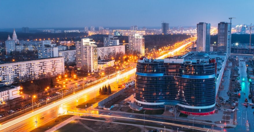 Baltarusijos sostinė Minskas.