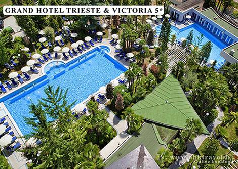 Viešbutis Grand Hotel Trieste & Victoria 5*, Abano Terme. Prabangus poilsis viešbutyje Italijoje