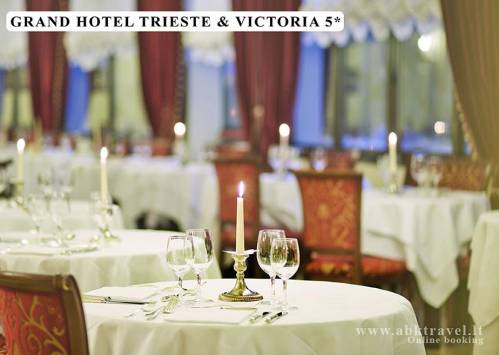 Viešbutis Grand Hotel Trieste & Victoria 5*, Abano Terme. Restoranas