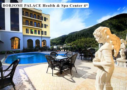 Borjomi Palace Health & Spa Center 4*, Boržomi. Sanatorijos aplinka